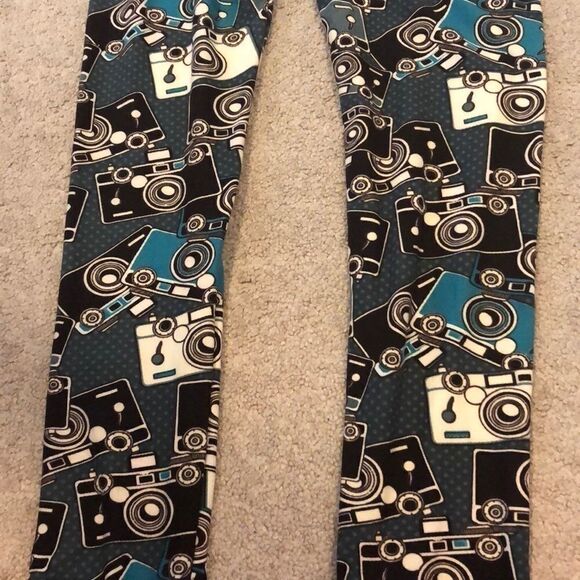 Legging Army Camera Print One Size Leggings - Picture 4 of 4